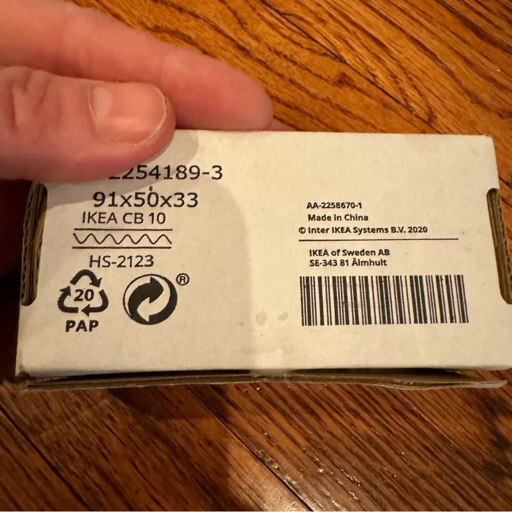 IKEA Riktig Silver Curtain Hooks with Clips